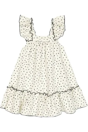 Suncracy Vestido Formentera con volantes y lunares