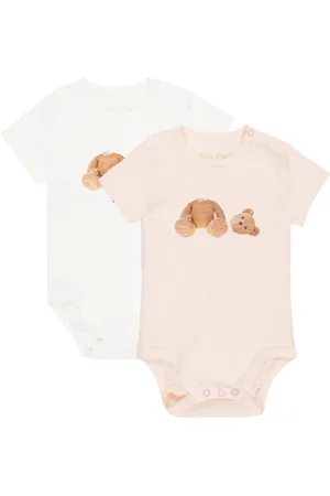 Palm Angels Bebé - set de body de algodón estampado