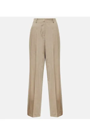 The Frankie Shop Pantalones anchos Gelso de tiro alto