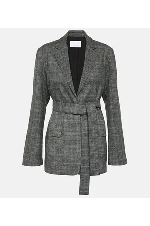 Proenza Schouler Blazer White Label a cuadros