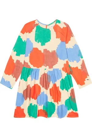 Bobo Choses Vestido de algodón estampado