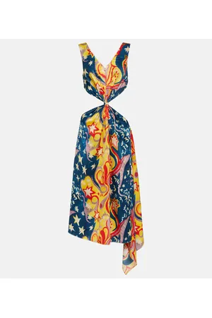 Marni Vestido midi estampado