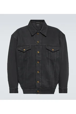 Saint Laurent Chaqueta en denim oversized