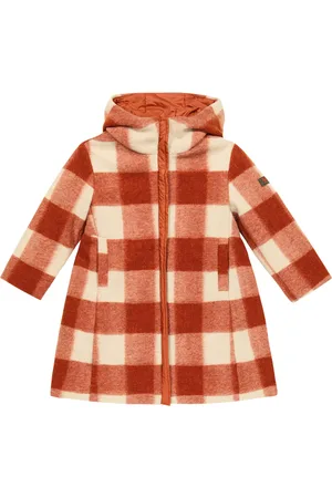 Il gufo Parka con capucha a cuadros