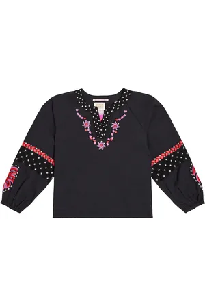 Scotch&Soda Top de algodón bordado