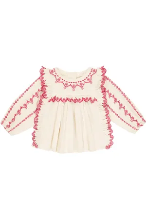 Louise Misha Bebé - blusa Sybil de algodón