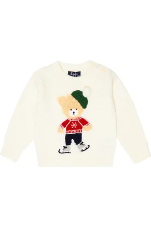 Il gufo Bebé - jersey de lana virgen intarsia