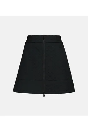 Moncler Minifalda acolchada de tiro alto