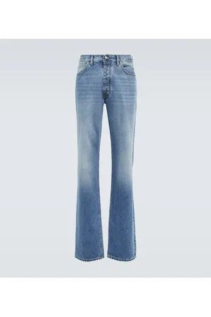 Maison Margiela Jeans rectos de tiro medio