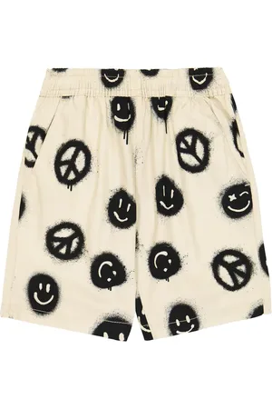 Molo Shorts Avart Peace Smile de algodón
