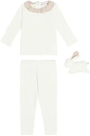BONPOINT Bebé - set de top, pantalones y peluche Daisie