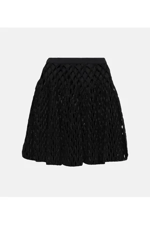 Alaïa Alaïa Minifalda en mezcla de lana