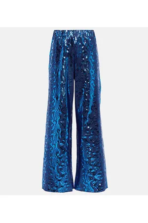 Oseree Oséree Pantalones anchos con estampado