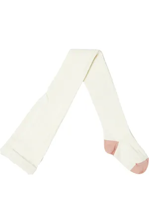 Louise Misha Calcetines de punto trenzado de mezcla de algodón