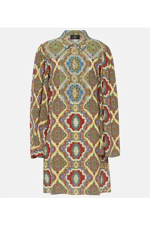 Etro Vestido corto estampado