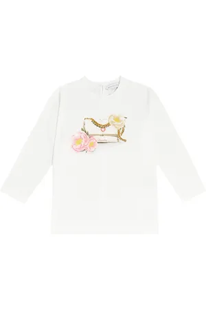 MONNALISA Top en jersey de algodón estampado