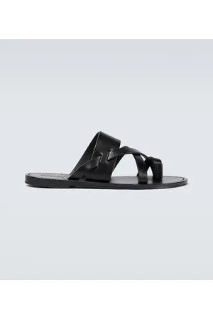 Saint Laurent Sandalias Culver de piel