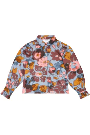 PAADE Camisa de algodón con estampado floral