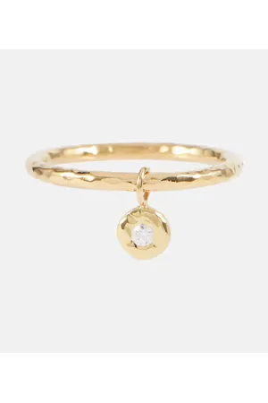 Octavia Elizabeth Anillo Nesting Gem de oro de 18 ct con diamante