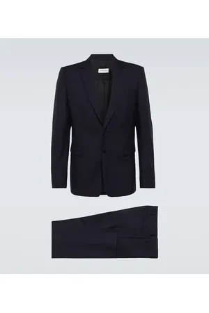 DRIES VAN NOTEN Traje de lana de botonadura simple