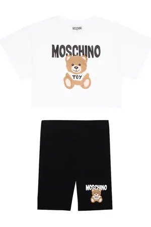 Moschino Set de camiseta y shorts de algodón