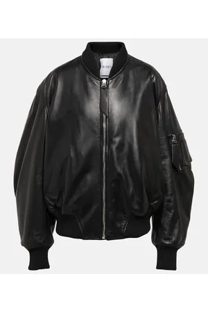 The Attico Chaqueta bomber Anja de piel