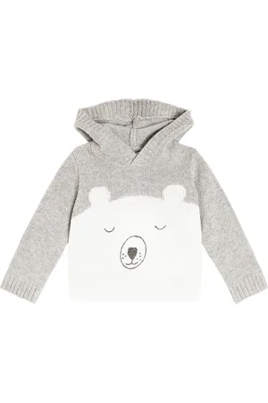 Il gufo Bebé - sudadera con capucha de lana