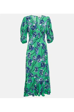 Diane von Furstenberg Vestido midi Tati de jersey floral