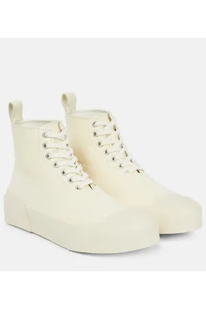 Jil Sander Zapatillas altas de piel