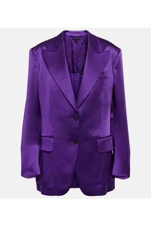 Tom Ford Blazer cruzado de satén