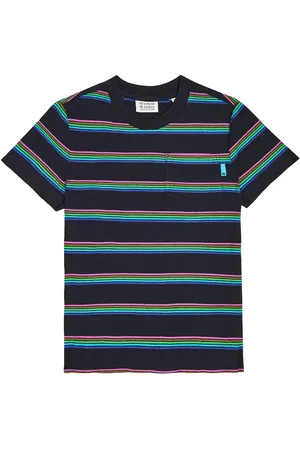 Scotch&Soda Camiseta de jersey de algodón a rayas