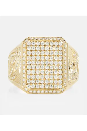 Rainbow K Anillo Flower en oro de 18 ct con diamantes