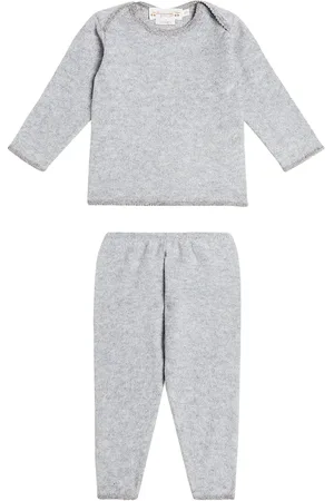 BONPOINT Bebé - set Bambini de sudadera y pantalones de cachemir
