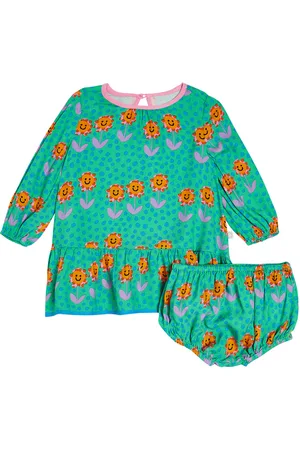 Stella McCartney Bebé - set de vestido y braga estampado