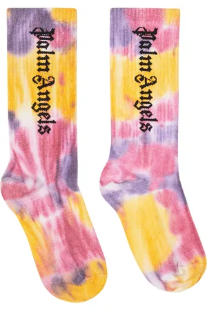 Palm Angels Calcetines en mezcla de algodón con logo