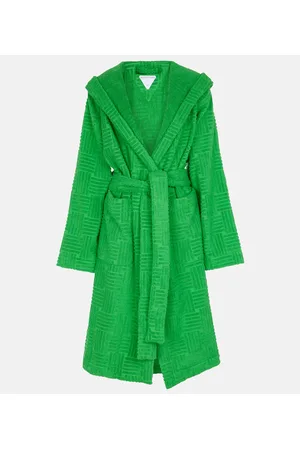 Bottega Veneta Bata de baño en rizo de algodón