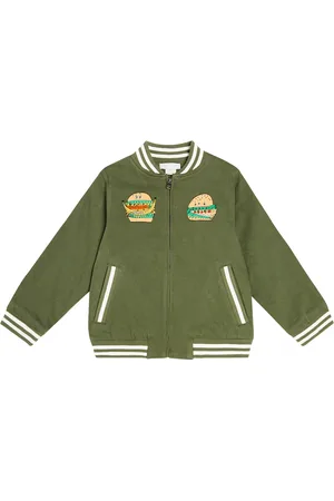 Stella McCartney Chaqueta de mezcla de algodón bordada