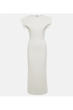 MATICEVSKI Vestido midi Zephyr de crepé