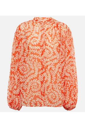 Diane von Furstenberg Top Bristol estampado