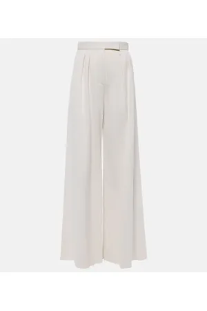 Max Mara Pantalones anchos Zinnia de jersey