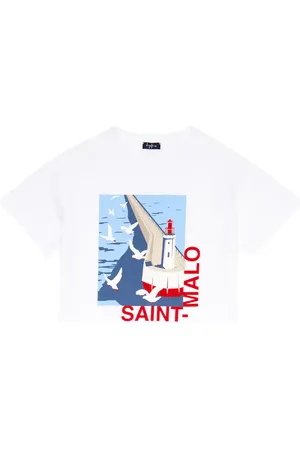 Il gufo Camiseta de jersey de algodón
