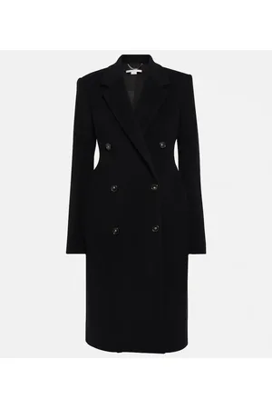 Stella McCartney Abrigo cruzado de lana