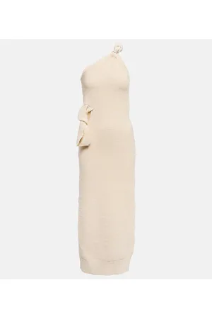 Jacquemus Vestido midi La Robe Maille Noeud