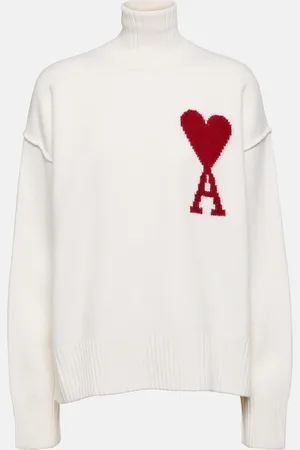 Ami Jersey de cuello alto Ami de Coeur de lana