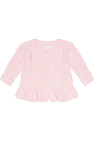 Ralph Lauren Bebé - cárdigan de algodón