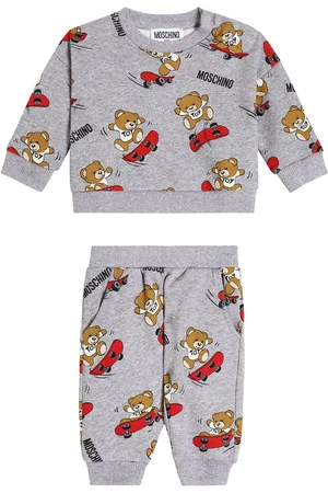 Moschino Bebé - chándal de algodón estampado