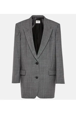 Marant Etoile Blazer Precious de lana a cuadros