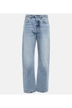 Totême Jeans rectos de tiro alto