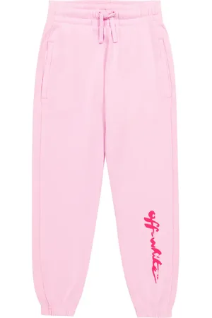 OFF-WHITE Pantalones de chándal de algodón