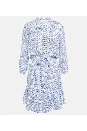 Heidi Klein Vestido camisero con volante